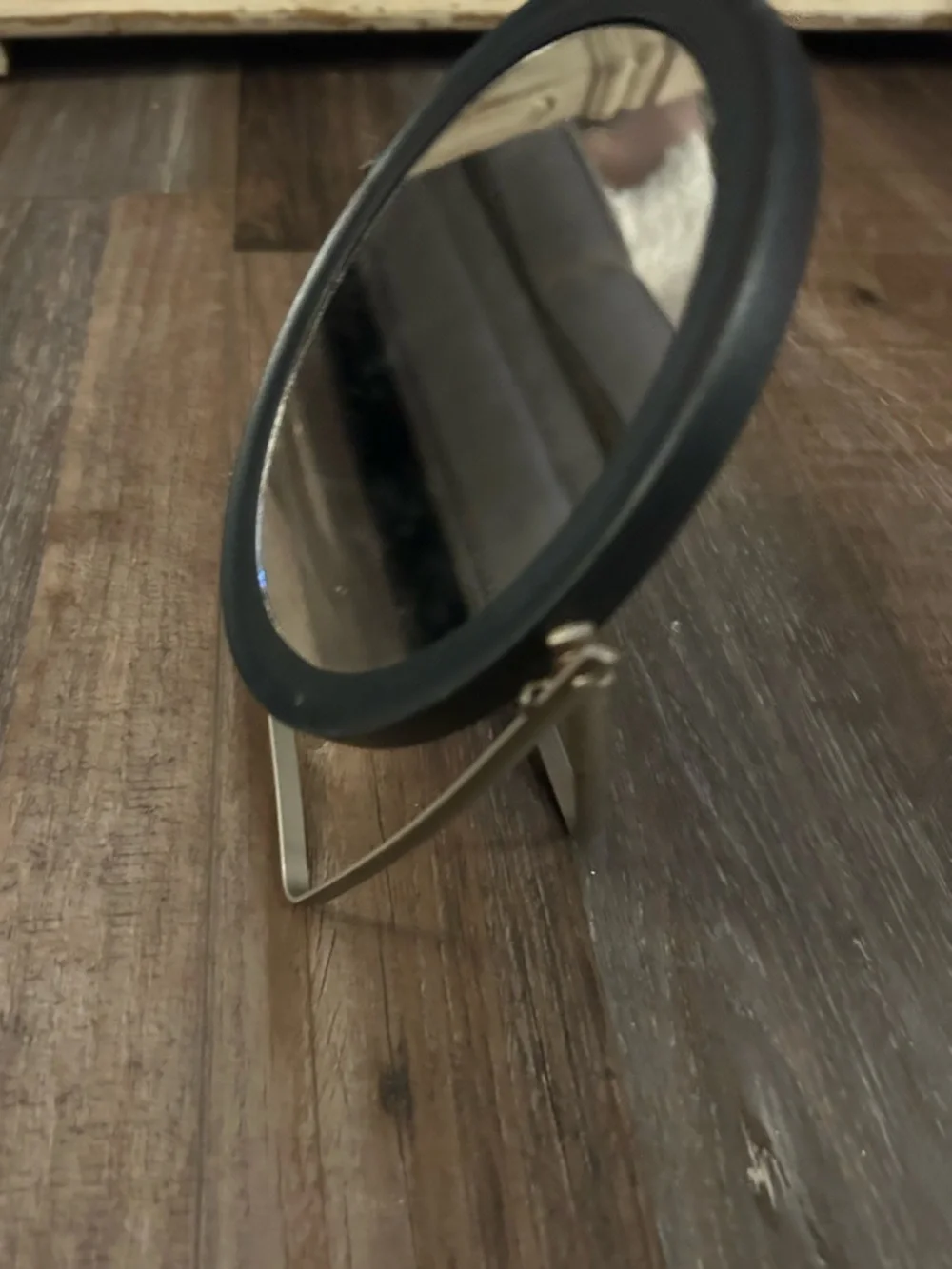 Vintage 2-Sided shaving Make-Up Mirror adjustable Stand magnifying